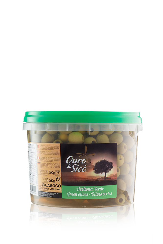 Pitted Green Olives Kg Ouro Do Sic